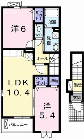 メゾン　ド　ソレイユⅡの物件間取画像